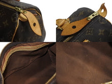 Load image into Gallery viewer, LOUIS VUITTON ルイヴィトン スピーディー25 ハンドバック M41528 モノグラム PVC レザー ブラウン ゴールド金具 美品 中古 4b004279