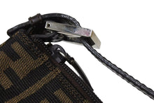 Load image into Gallery viewer, FENDI フェンディ ハンドバッグ ズッカ ブラウン コットンキャンバス シルバー金具 美品 中古 4b004298