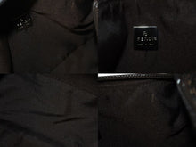 Load image into Gallery viewer, FENDI フェンディ ハンドバッグ ズッカ ブラウン コットンキャンバス シルバー金具 美品 中古 4b004298