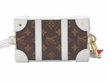 Load image into Gallery viewer, LOUIS VUITTON ルイヴィトン LV ソフトバンク フォーンボックス モノグラム M80102 ブラウン ホワイトゴールド金具 美品 中古 4b004308