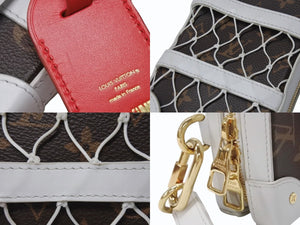 LOUIS VUITTON ルイヴィトン LV ソフトバンク フォーンボックス モノグラム M80102 ブラウン ホワイトゴールド金具 美品 中古 4b004308