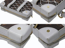 Load image into Gallery viewer, LOUIS VUITTON ルイヴィトン LV ソフトバンク フォーンボックス モノグラム M80102 ブラウン ホワイトゴールド金具 美品 中古 4b004308