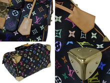 Load image into Gallery viewer, 極美品 LOUIS VUITTON ルイヴィトン スピーディ30 村上隆 ハンドバッグ M92642 モノグラム マルチカラー ブラック 中古 4b004309