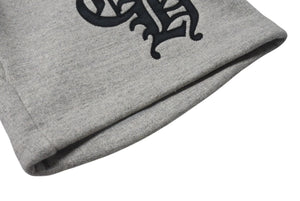 未使用 CHROME HEARTS クロムハーツ 7-11 SHORTS CHロゴ刺繡 ハーフパンツ ショーツ グレー サイズS 中古 4b004313 