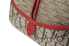 Load image into Gallery viewer, 極美品 Christian Dior クリスチャンディオール ハンドバッグ ガリアーノ期 キャンバス レザー ラスタカラー トロッター シルバー金具 中古 4b004322