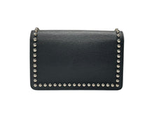 Load image into Gallery viewer, 極美品 FENDI フェンディ ショルダーバッグ チェーンウォレット カールラガーフェルド 8M0346 レザー ブラック シルバー金具 中古 4b004329