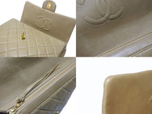 Load image into Gallery viewer, CHANEL シャネル リュック ココマーク マトラッセライン 3番台 1996年 05311 ラムスキン ベージュ ゴールド金具 美品 中古 4b004332
