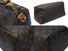 Load image into Gallery viewer, LOUIS VUITTON ルイヴィトン ハンドバッグ スピーディ35 M41524 PVCコーティングキャンバス レザー ブラウン ゴールド金具 美品 中古 4b004335