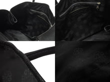 画像をギャラリービューアに読み込む, CHROME HEARTS クロムハーツ TOTE W SNP 3CEME 3セメタリークロスパッチ 2 スナップ トートバッグ ブラック シルバー925 美品 中古 4b004336 