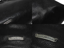 画像をギャラリービューアに読み込む, CHROME HEARTS クロムハーツ TOTE W SNP 3CEME 3セメタリークロスパッチ 2 スナップ トートバッグ ブラック シルバー925 美品 中古 4b004336 
