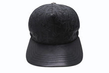 画像をギャラリービューアに読み込む, CHROME HEARTS クロムハーツ セメタリークロスパッチ トラッカーキャップ ONE SIZE レザー シルバー925 ブラック 美品 中古 4b004337 