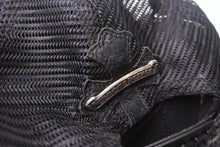 画像をギャラリービューアに読み込む, CHROME HEARTS クロムハーツ セメタリークロスパッチ トラッカーキャップ ONE SIZE レザー シルバー925 ブラック 美品 中古 4b004337 