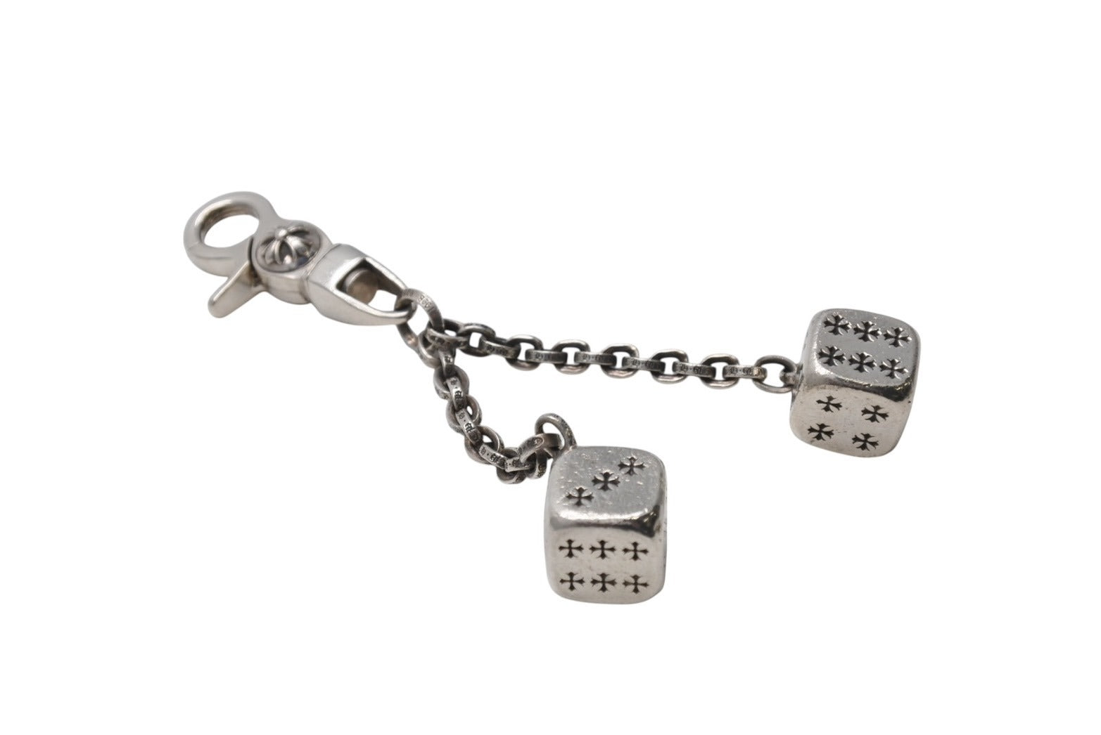 CHROME HEARTS クロムハーツ DICE DBL KEY CHAIN ダブルダイス