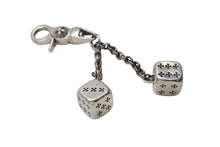 画像をギャラリービューアに読み込む, CHROME HEARTS クロムハーツ DICE DBL KEY CHAIN ダブルダイス キーチェーン 重量約86.5g 2013/.925刻印 シルバー925 美品 中古 4b004338 