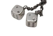 画像をギャラリービューアに読み込む, CHROME HEARTS クロムハーツ DICE DBL KEY CHAIN ダブルダイス キーチェーン 重量約86.5g 2013/.925刻印 シルバー925 美品 中古 4b004338 