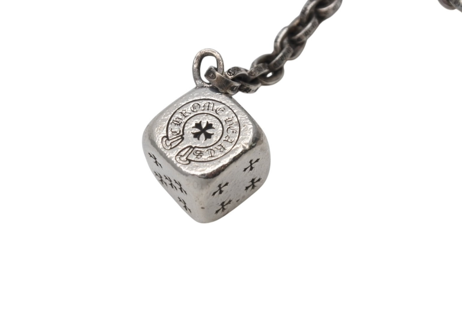 CHROME HEARTS クロムハーツ DICE DBL KEY CHAIN ダブルダイス