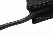 Load image into Gallery viewer, 極美品 CHROME HEARTS クロムハーツ SQUARE POCKET BAG BS FLEUR スクエアポケット ショルダーバッグ BSフレア ブラック 中古 4b004340