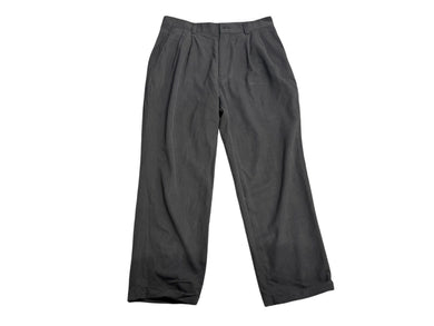 ISSEY MIYAKE イッセイミヤケ 2タック テーパードパンツ ブラック サイズL メンズ 中古 4b004341