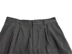 ISSEY MIYAKE イッセイミヤケ 2タック テーパードパンツ ブラック サイズL メンズ 中古 4b004341