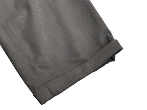 ISSEY MIYAKE イッセイミヤケ 2タック テーパードパンツ ブラック サイズL メンズ 中古 4b004341