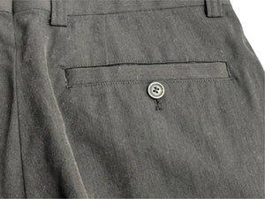 ISSEY MIYAKE イッセイミヤケ 2タック テーパードパンツ ブラック サイズL メンズ 中古 4b004341