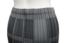 Load image into Gallery viewer, ISSEY MIYAKE イッセイミヤケ グラデーション プリーツ スカート IM11FG235 グレー ポリエステル 2 美品 中古 4b004345