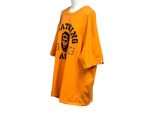 Load image into Gallery viewer, A BATHING APE アベイシングエイプ 半袖Ｔシャツ オレンジ コットン サイズL 001TEK301352M 美品 中古 4b004359