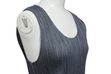 Load image into Gallery viewer, 極美品 ISSEY MIYAKE イッセイミヤケ PLEATS PLEASE プリーツプリーズ タンクトップ ノースリーブ PP04-JK200 サイズ4 グレー 中古 4b004360