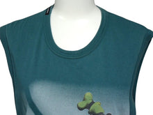Load image into Gallery viewer, DOLCE&amp;GABBANA ドルチェアンドガッバーナ ディズニーコラボ グーフィー タンクトップ CA00985 コットン エメラルドグリーン サイズ44 美品 中古 4b004363