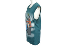 Load image into Gallery viewer, DOLCE&amp;GABBANA ドルチェアンドガッバーナ ディズニーコラボ グーフィー タンクトップ CA00985 コットン エメラルドグリーン サイズ44 美品 中古 4b004363