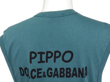Load image into Gallery viewer, DOLCE&amp;GABBANA ドルチェアンドガッバーナ ディズニーコラボ グーフィー タンクトップ CA00985 コットン エメラルドグリーン サイズ44 美品 中古 4b004363