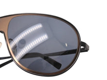 Load image into Gallery viewer, DOLCE &amp; GABBANA ドルチェ＆ガッバーナ ティアドロップ サングラス DG2024 ブロンズ ブラック サイズ65□15 美品 中古 4b004367