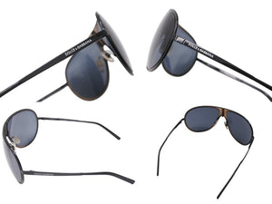 DOLCE & GABBANA ドルチェ＆ガッバーナ ティアドロップ サングラス DG2024 ブロンズ ブラック サイズ65□15 美品 中古 4b004367
