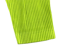 Load image into Gallery viewer, HOMME PLISSE ISSEY MIYAKE オム プリッセ イッセイミヤケ プリーツテーパードパンツ HP03JF141 グリーン 2 美品 中古 4b004375