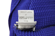 Load image into Gallery viewer, 極美品 ISSEY MIYAKE WHITE LABEL イッセイミヤケ ホワイトレーベル 半袖プリーツカットソー IM42FJ254 サイズ2 バイカラー 中古 4b004377