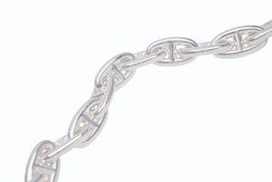 新品未使用 HERMES エルメス シェーヌダンクルGM ブレスレット 12コマ 新型 シルバー925 71.7g ジュエリー アクセサリー 小物 中古 4b004384