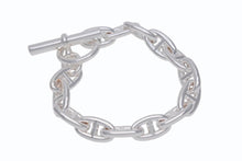Load image into Gallery viewer, 新品未使用 HERMES エルメス シェーヌダンクルGM ブレスレット 14コマ 新型 シルバー925 79.8g ジュエリー アクセサリー 小物 中古 4b004386