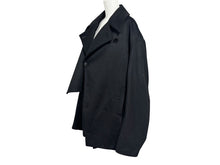 Load image into Gallery viewer, 極美品 Christian Dior クリスチャンディオール FRONT PANEL PEA COAT トレンチコート 943C435B4703 ブラック サイズ50 中古 4b004395