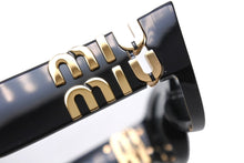 Load image into Gallery viewer, MIUMIU ミュウミュウ サングラス ブラック プラスチック 54□21 SMU11W レディース 美品 中古 4b004400