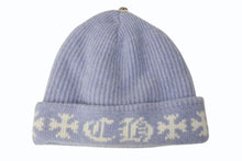 Load image into Gallery viewer, CHROME HEARTS クロムハーツ BIG DADDY ビッグダディ ビーニー ニットキャップ ONE SIZE スターボタン カシミヤ 美品 中古 4b004403