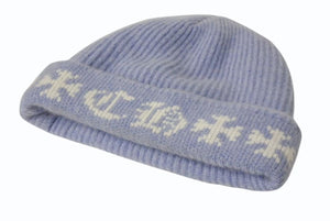 CHROME HEARTS クロムハーツ BIG DADDY ビッグダディ ビーニー ニットキャップ ONE SIZE スターボタン カシミヤ 美品 中古 4b004403