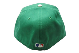 極美品 ESSENTIAL エッセンシャル FEAROFGOD フィアオブゴッド NEWERA ニューエラ 59FIFTY FITTED CAP ベースボールキャップ グリーン 中古 4b004406