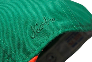 極美品 ESSENTIAL エッセンシャル FEAROFGOD フィアオブゴッド NEWERA ニューエラ 59FIFTY FITTED CAP ベースボールキャップ グリーン 中古 4b004406