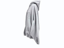 Load image into Gallery viewer, 極美品 VETEMENTS ヴェトモン 24FW ILLUSION LOGO HOODIE フーディー パーカー UA65HD370G コットン グレー サイズXS 中古 4b004408