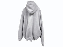 Load image into Gallery viewer, 極美品 VETEMENTS ヴェトモン 24FW ILLUSION LOGO HOODIE フーディー パーカー UA65HD370G コットン グレー サイズXS 中古 4b004408