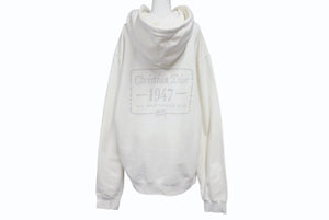 Christian Dior クリスチャンディオール プルオーバーフーディー パーカー 243J691B0531 サイズXL 刺繍デザイン ホワイト 美品 中古 4b004410