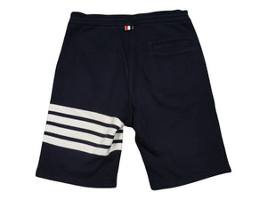 THOM BROWNE トムブラウン クラシック ループバック 4BAR スウェットショーツ MJQ012H サイズ0 ネイビー ホワイト 良品 中古 4b004414