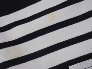 THOM BROWNE トムブラウン クラシック ループバック 4BAR スウェットショーツ MJQ012H サイズ0 ネイビー ホワイト 良品 中古 4b004414