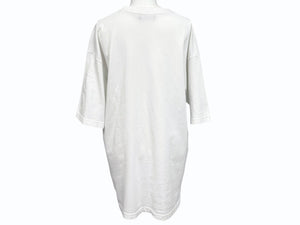 BALENCIAGA バレンシアガ ロゴ Tシャツ 620969 TIV50 半袖Ｔシャツ ホワイト コットン サイズXXS 美品 中古 4b004416