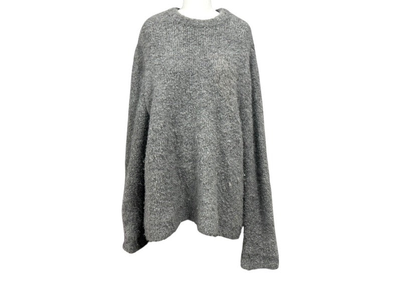 Lucien Pellat-Finet ルシアンペラフィネ ニット セーター グレー カシミヤ サイズL 美品 中古 4b004417